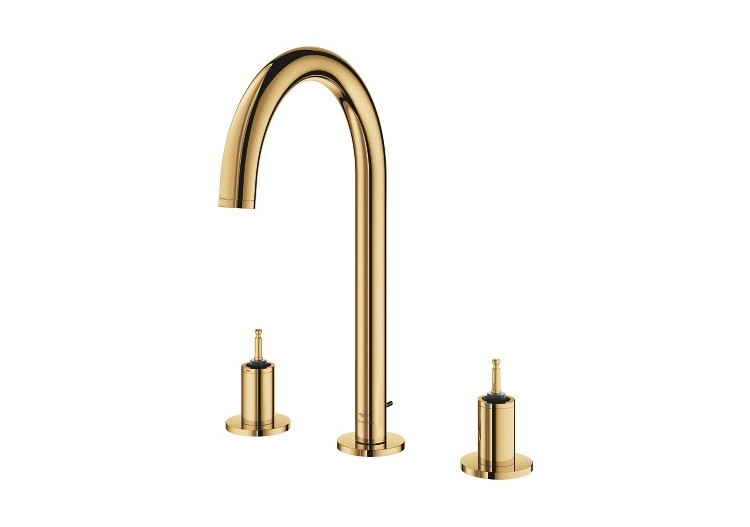 Atrio collection privée mélangeur 3 trous 1/2″ lavabo taille l Cool Sunrise - 20593GL0 - Grohe 2