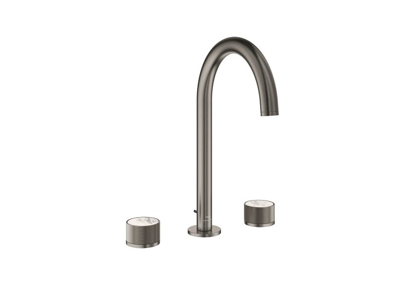 Atrio collection privée mélangeur 3 trous 1/2″ lavabo taille l Hard Graphite brossé - 20595AL0 - Grohe