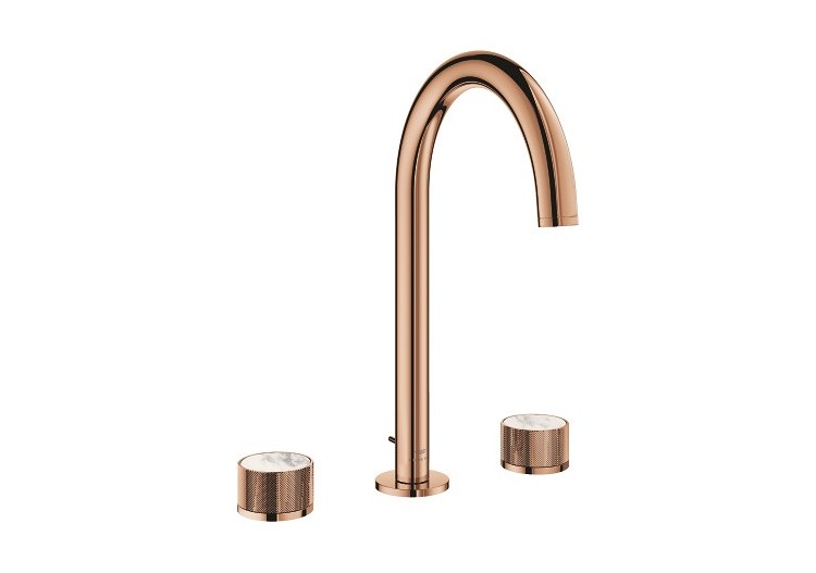 Atrio collection privée mélangeur 3 trous 1/2″ lavabo taille l Warm Sunset - 20595DA0 - Grohe