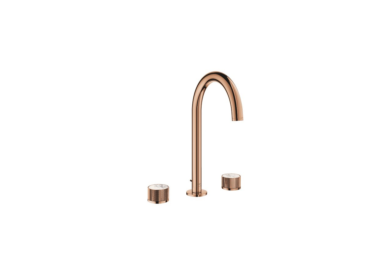 Atrio collection privée mélangeur 3 trous 1/2″ lavabo taille l Warm Sunset - 20595DA0 - Grohe