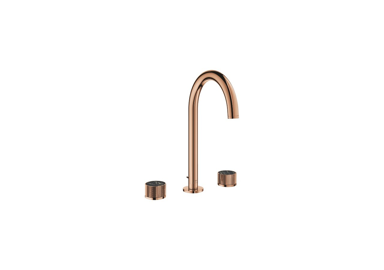 Atrio collection privée mélangeur 3 trous 1/2″ lavabo taille l Warm Sunset - 20595DA0 - Grohe