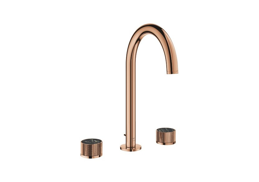 Atrio collection privée mélangeur 3 trous 1/2″ lavabo taille l Warm Sunset - 20595DA0 - Grohe