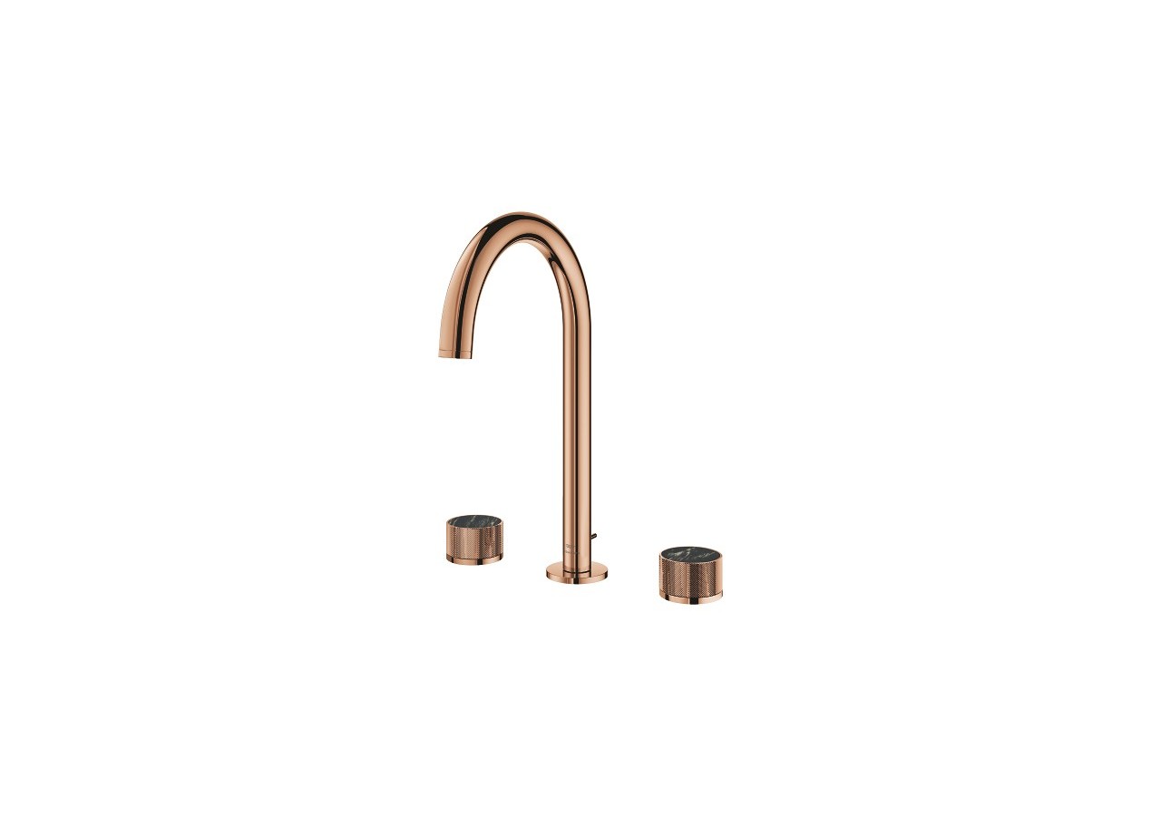 Atrio collection privée mélangeur 3 trous 1/2″ lavabo taille l Warm Sunset - 20595DA0 - Grohe