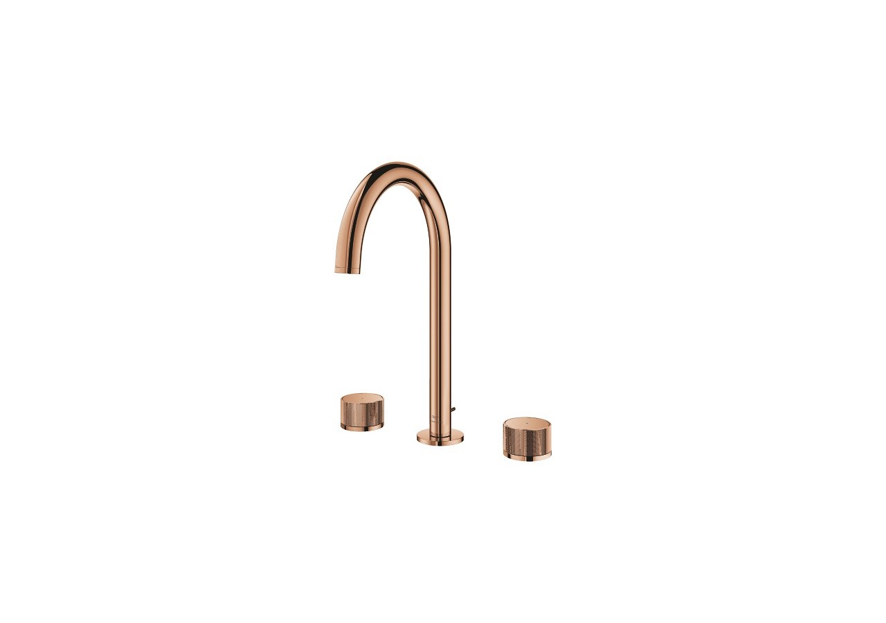 Atrio collection privée mélangeur 3 trous 1/2″ lavabo taille l Warm Sunset - 20595DA0 - Grohe