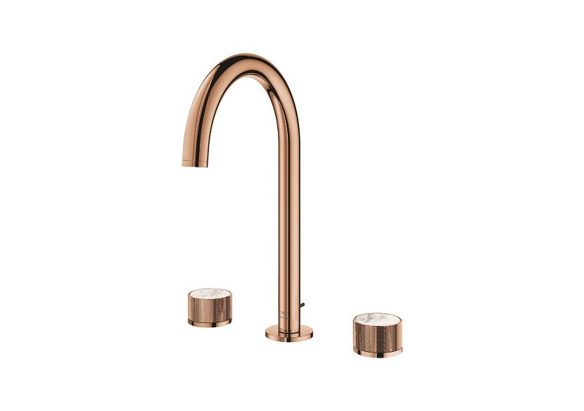 Atrio collection privée mélangeur 3 trous 1/2″ lavabo taille l Warm Sunset - 20595DA0 - Grohe