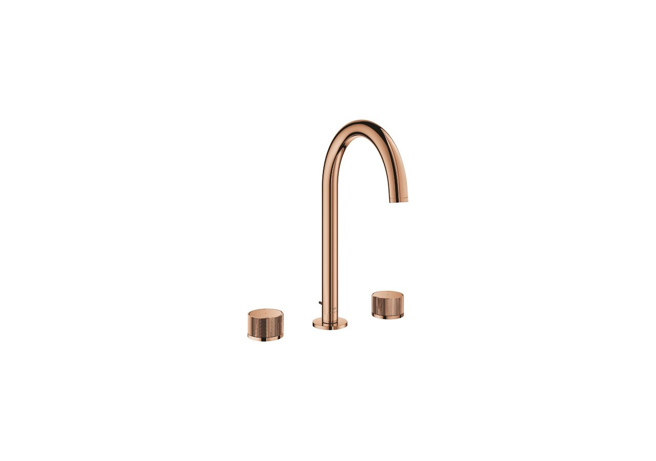 Atrio collection privée mélangeur 3 trous 1/2″ lavabo taille l Warm Sunset - 20595DA0 - Grohe