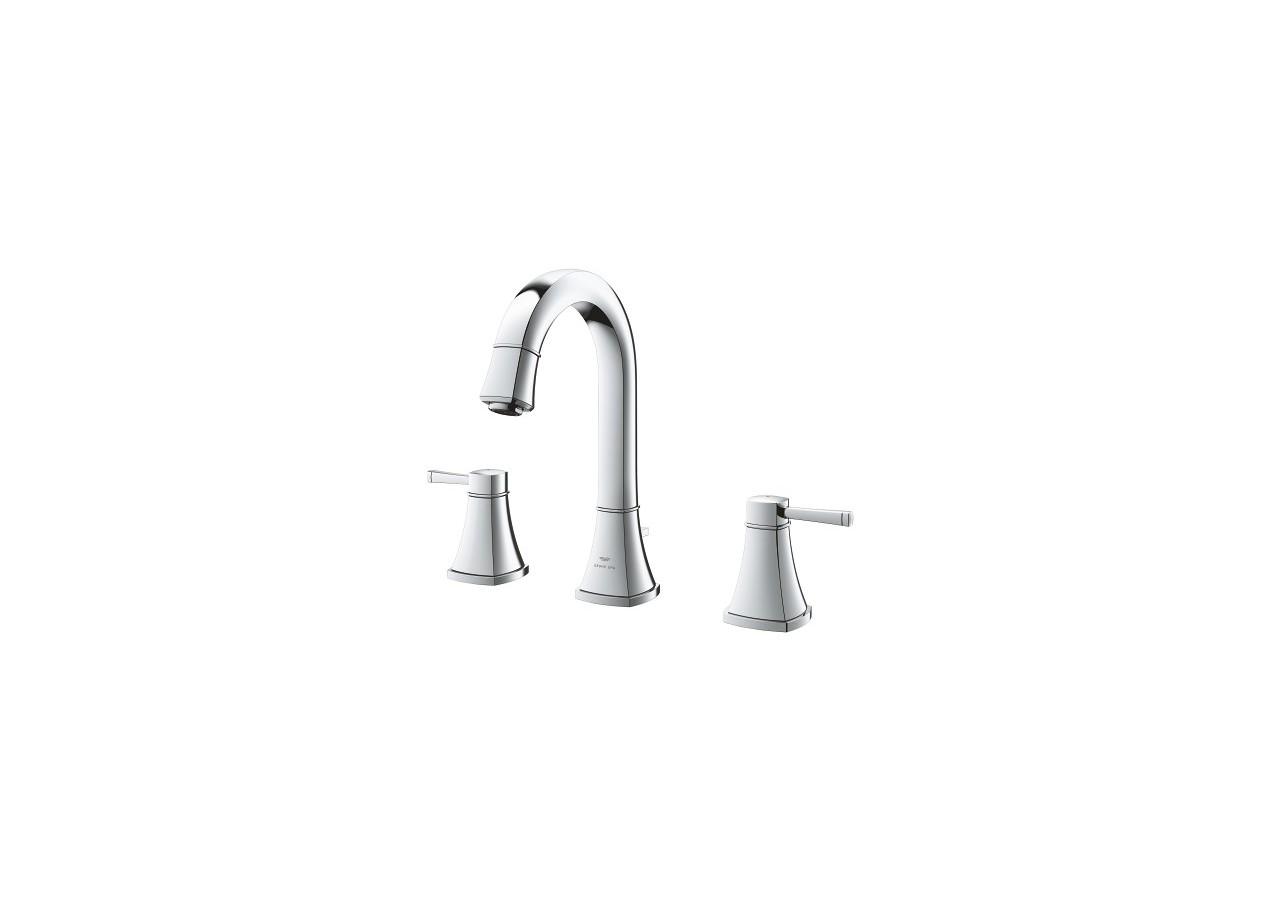 Grandera mélangeur 3 trous 1/2″ lavabo taille l Chromé - 20619000 - Grohe