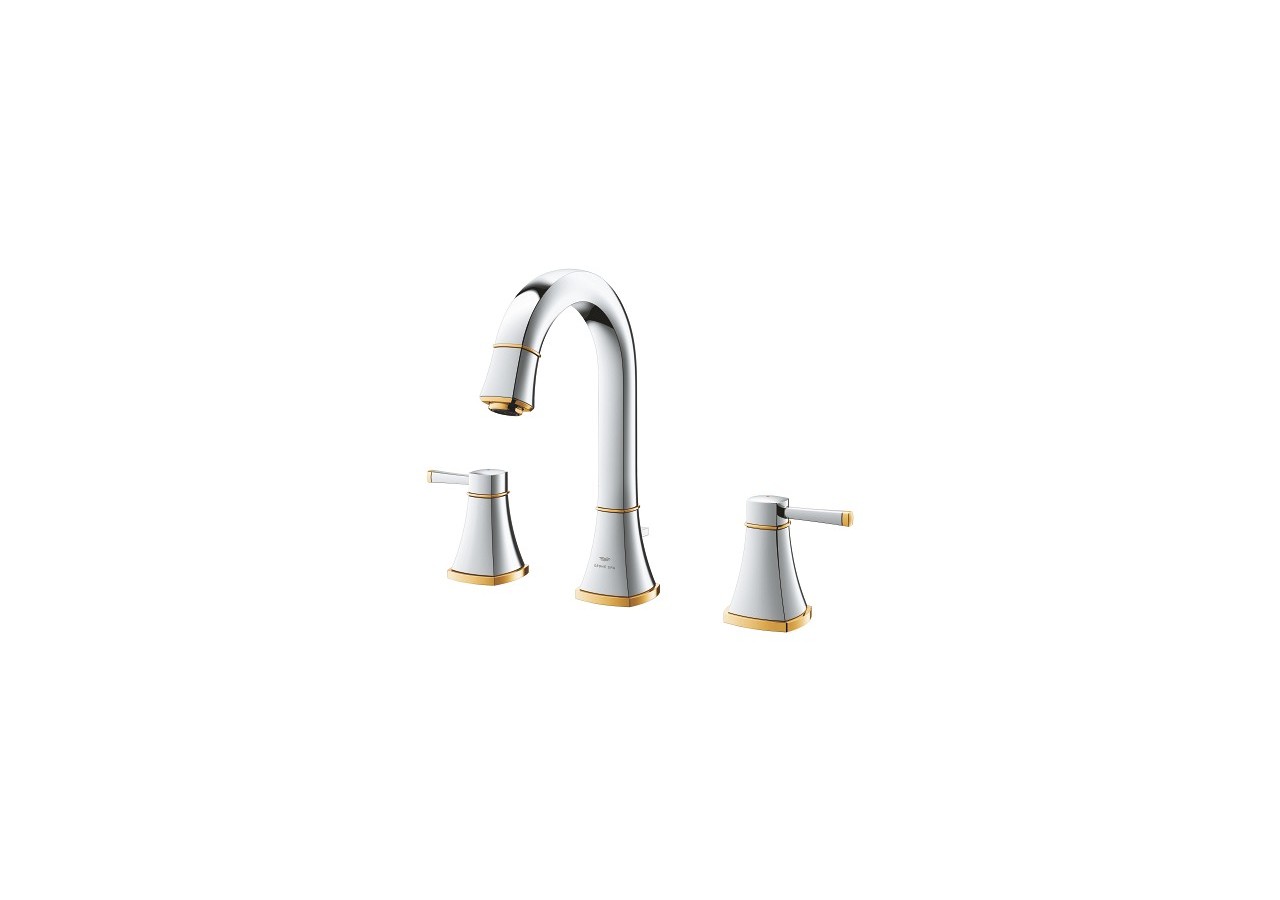 Grandera mélangeur 3 trous 1/2″ lavabo taille l Chromé/doré - 20619IG0 - Grohe