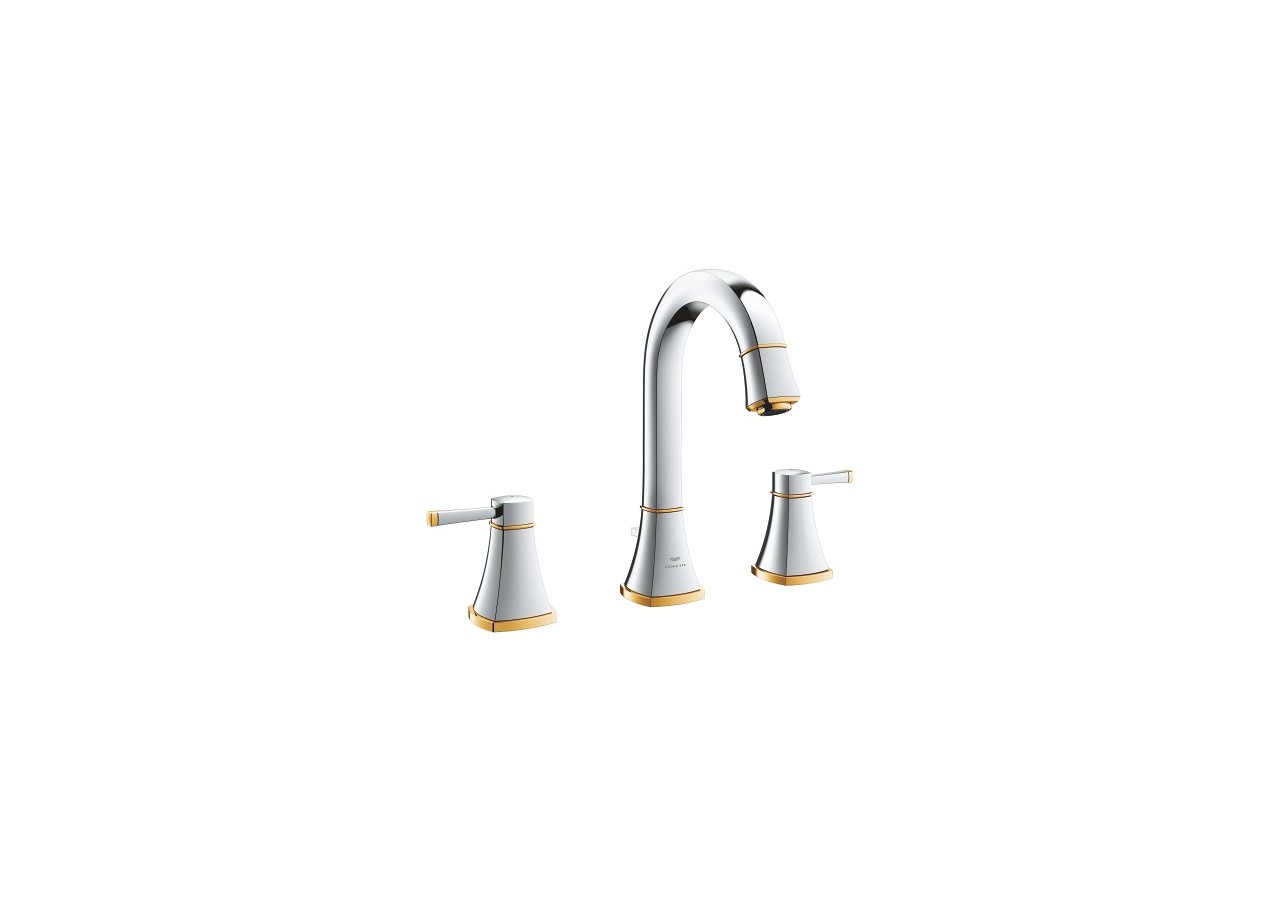 Grandera mélangeur 3 trous 1/2″ lavabo taille l Chromé/doré - 20619IG0 - Grohe