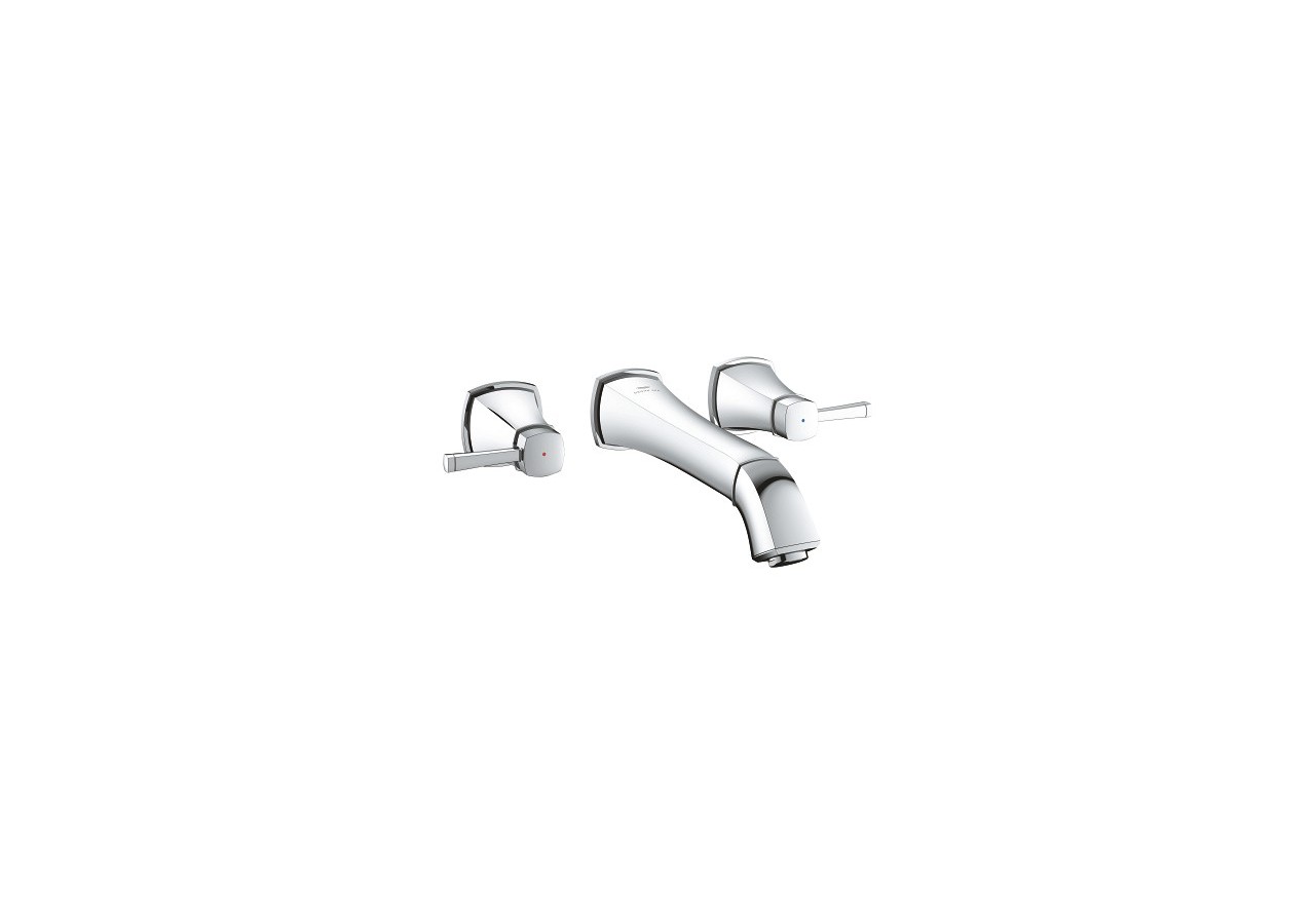 Grandera mélangeur 3 trous 1/2″ lavabo taille l Chromé - 20623000 - Grohe