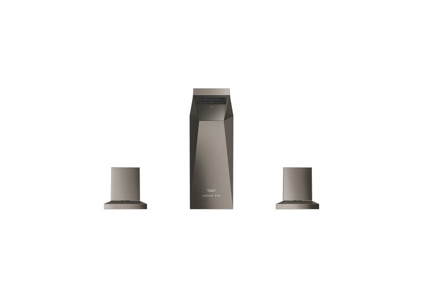 Allure brillant mélangeur 3 trous 1/2″ lavabo taille m Hard Graphite brossé - 20626AL0 - Grohe