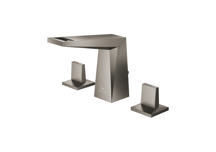 Allure brillant mélangeur 3 trous 1/2″ lavabo taille m Hard Graphite brossé - 20626AL0 - Grohe 2