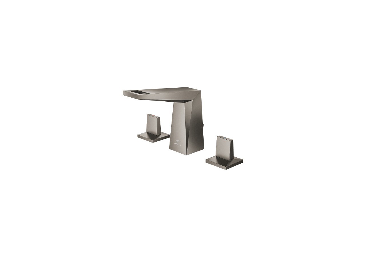 Allure brillant mélangeur 3 trous 1/2″ lavabo taille m Hard Graphite brossé - 20626AL0 - Grohe