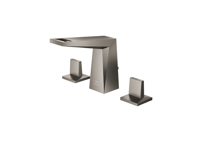 Allure brillant mélangeur 3 trous 1/2″ lavabo taille m Hard Graphite brossé - 20626AL0 - Grohe