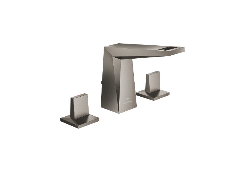 Allure brillant mélangeur 3 trous 1/2″ lavabo taille m Hard Graphite brossé - 20626AL0 - Grohe