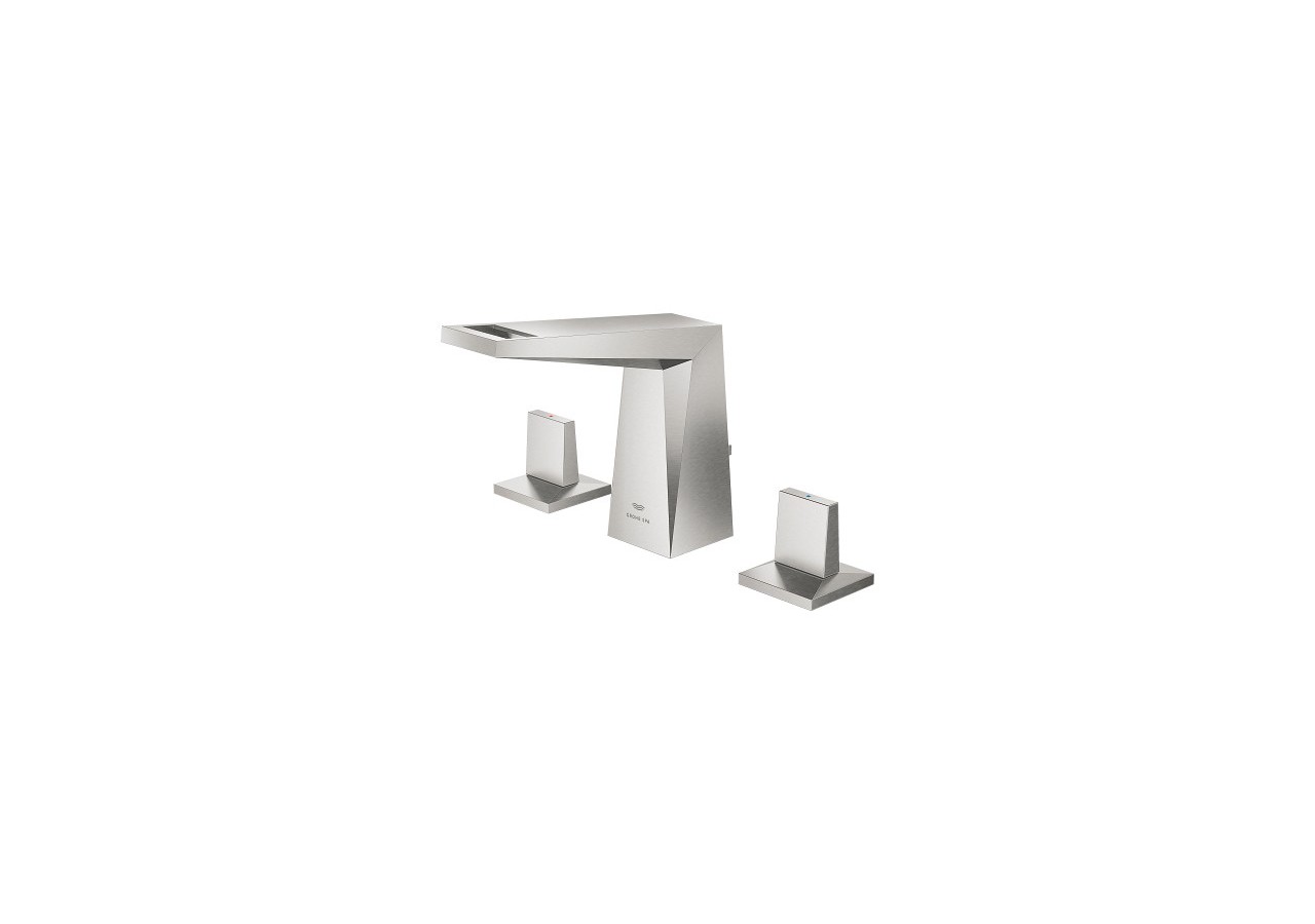 Allure brillant mélangeur 3 trous 1/2″ lavabo taille m Supersteel - 20626DC0 - Grohe