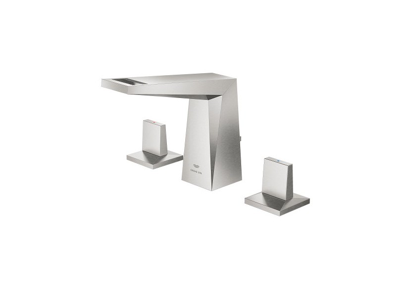 Allure brillant mélangeur 3 trous 1/2″ lavabo taille m Supersteel - 20626DC0 - Grohe