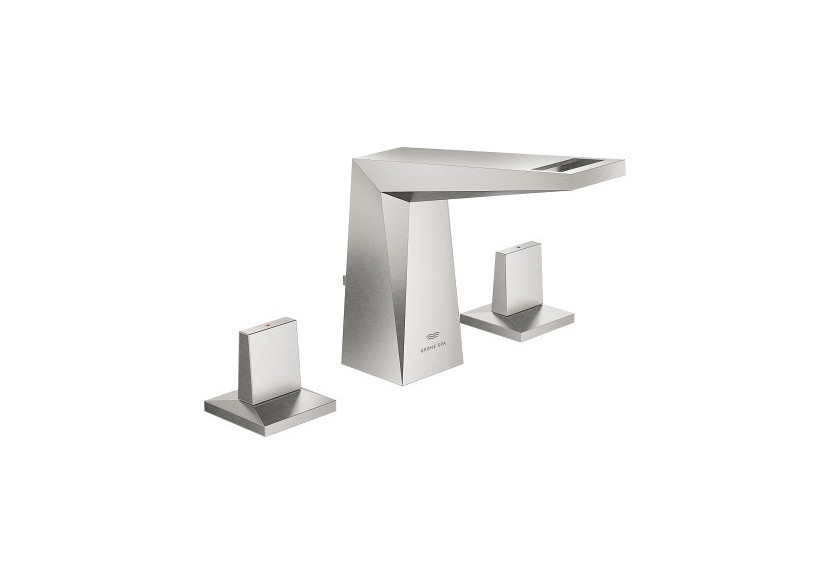 Allure brillant mélangeur 3 trous 1/2″ lavabo taille m Supersteel - 20626DC0 - Grohe
