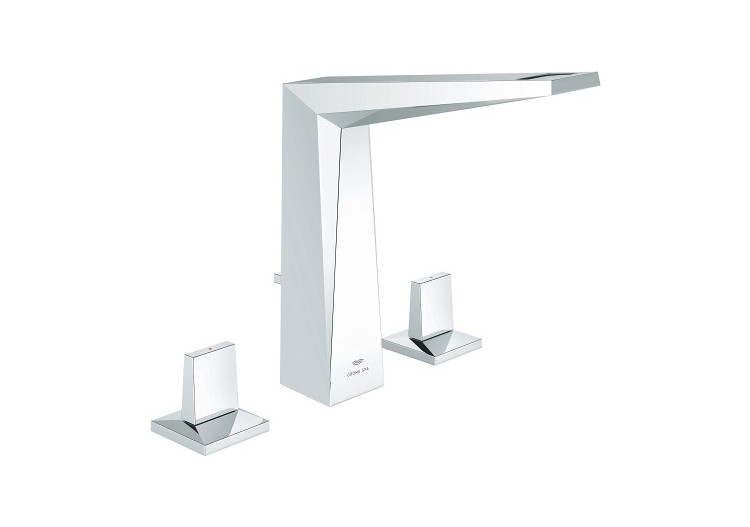 Allure brillant mélangeur 3 trous 1/2″ lavabo taille l Chromé - 20627000 - Grohe 2