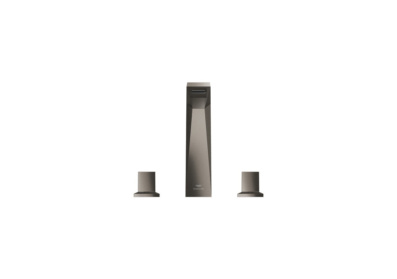 Allure brillant mélangeur 3 trous 1/2″ lavabo taille l Hard Graphite brossé - 20627AL0 - Grohe