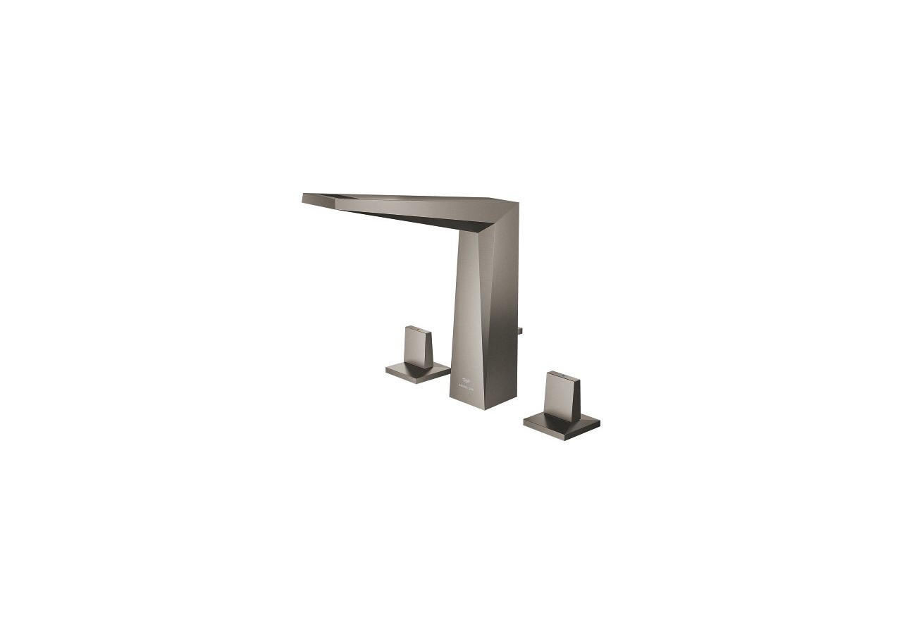 Allure brillant mélangeur 3 trous 1/2″ lavabo taille l Hard Graphite brossé - 20627AL0 - Grohe
