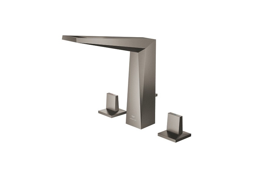 Allure brillant mélangeur 3 trous 1/2″ lavabo taille l Hard Graphite brossé - 20627AL0 - Grohe