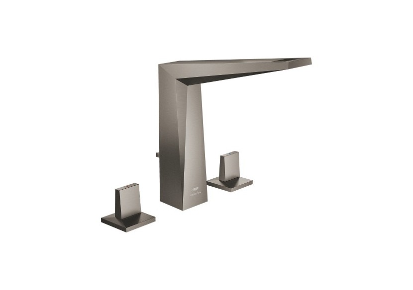 Allure brillant mélangeur 3 trous 1/2″ lavabo taille l Hard Graphite brossé - 20627AL0 - Grohe