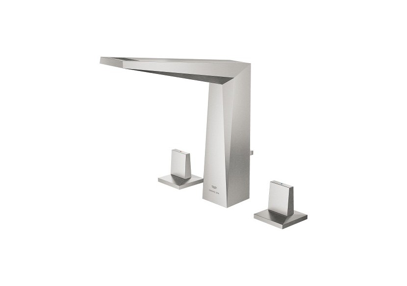 Allure brillant mélangeur 3 trous 1/2″ lavabo taille l Supersteel - 20627DC0 - Grohe