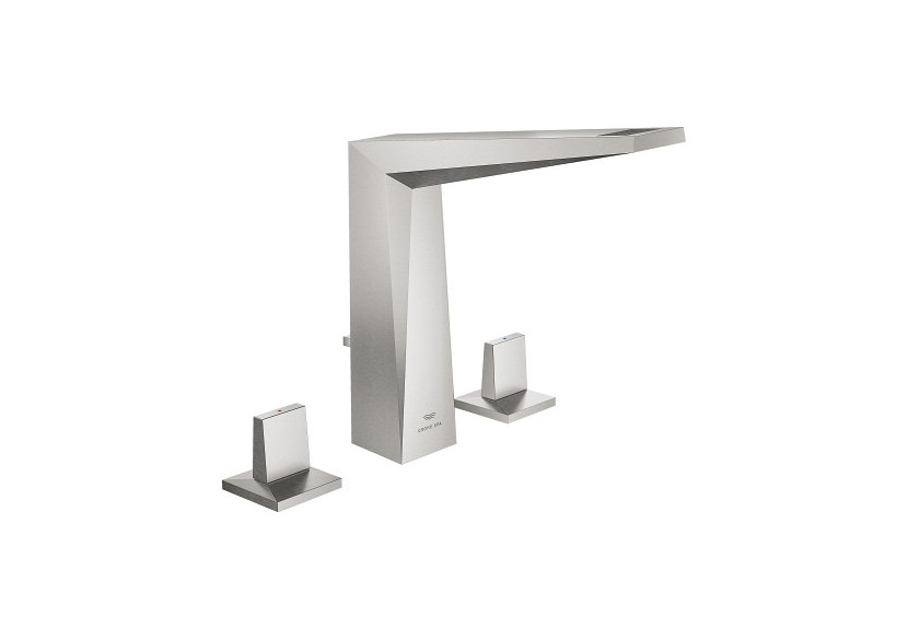 Allure brillant mélangeur 3 trous 1/2″ lavabo taille l Supersteel - 20627DC0 - Grohe
