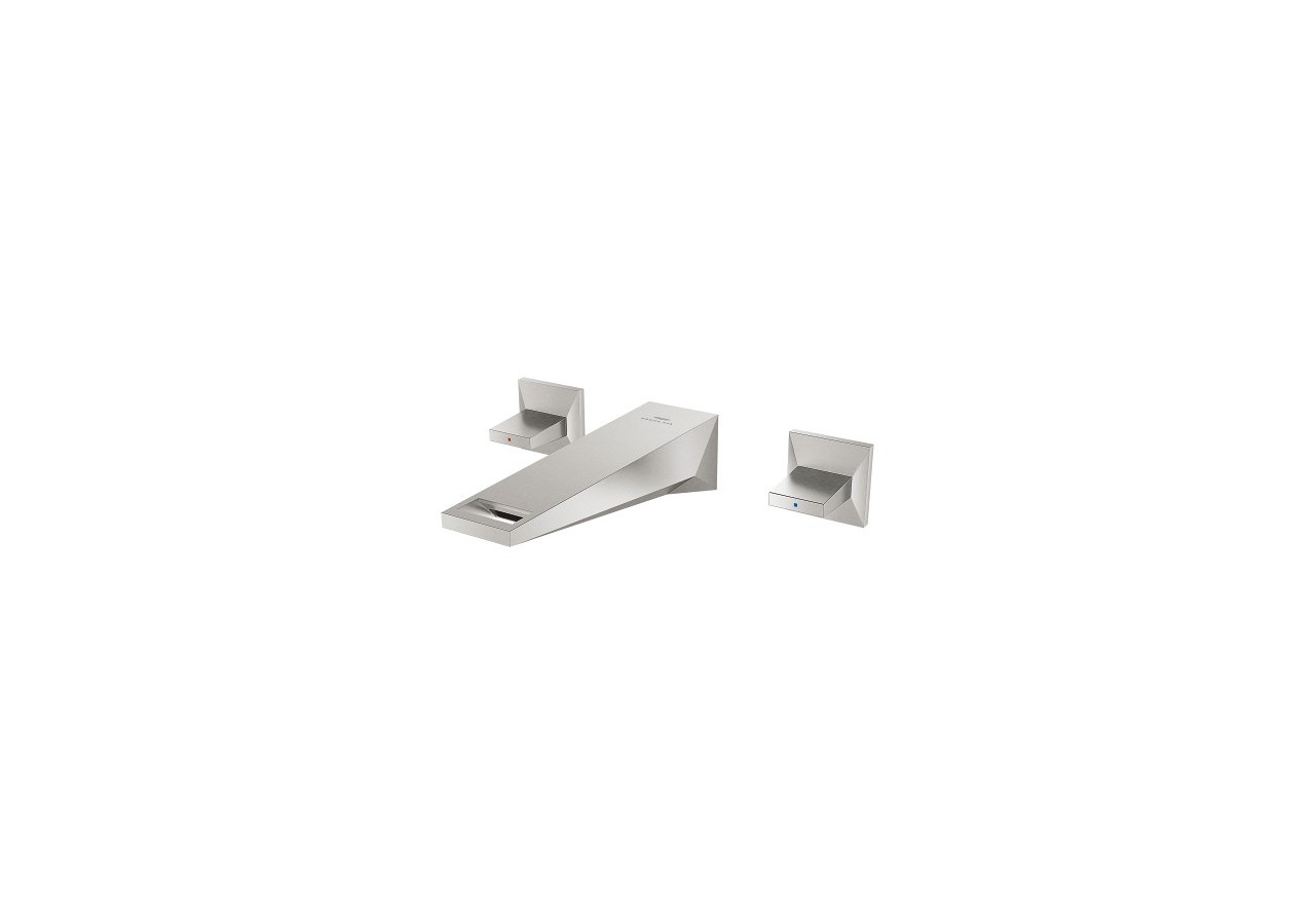 Allure brillant mélangeur 3 trous 1/2″ lavabo taille m Supersteel - 20628DC0 - Grohe