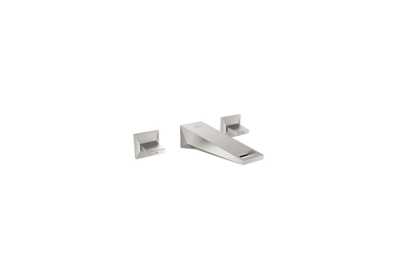 Allure brillant mélangeur 3 trous 1/2″ lavabo taille m Supersteel - 20628DC0 - Grohe