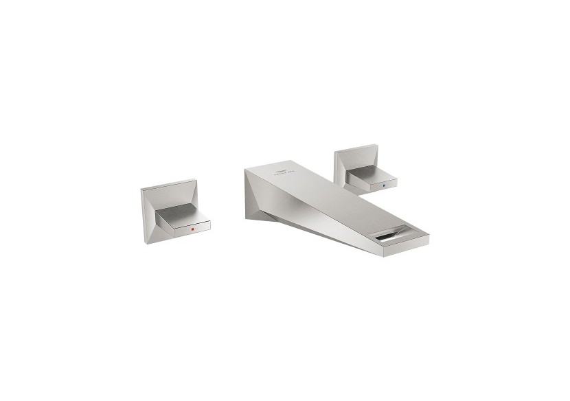 Allure brillant mélangeur 3 trous 1/2″ lavabo taille m Supersteel - 20628DC0 - Grohe