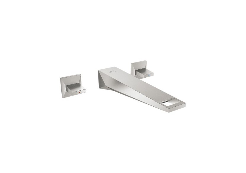 Allure brillant mélangeur 3 trous 1/2″ lavabo taille l Supersteel - 20629DC0 - Grohe