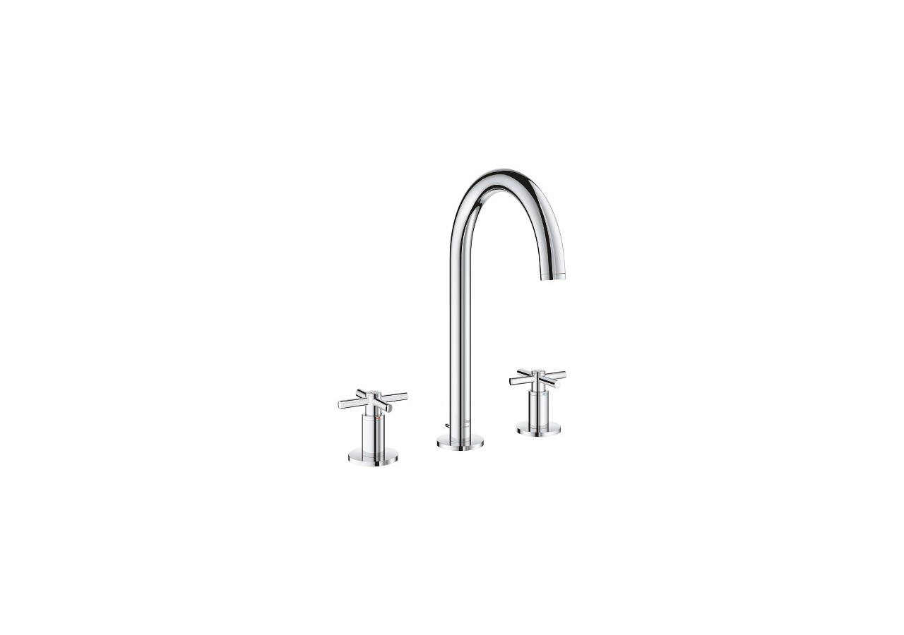 Atrio mélangeur 3 trous 1/2″ lavabo taille l Chromé - 20643000 - Grohe