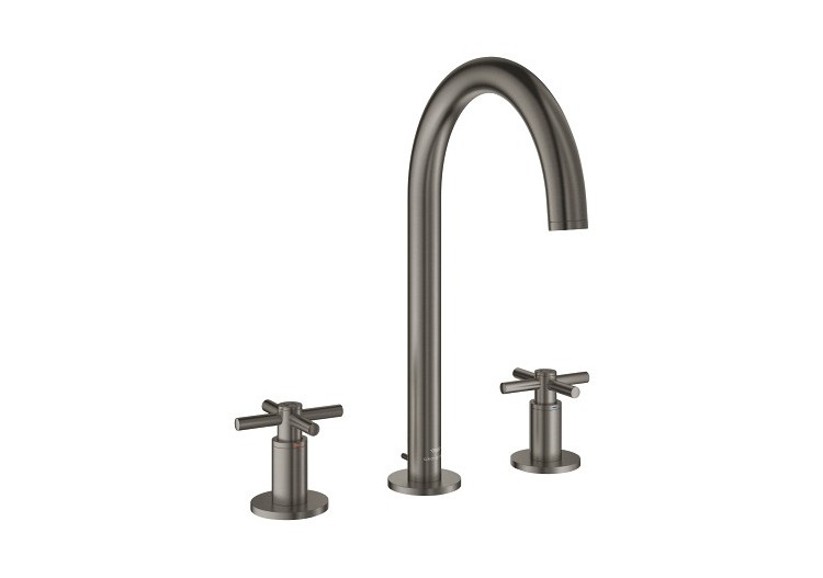 Atrio mélangeur 3 trous 1/2″ lavabo taille l Hard Graphite brossé - 20643AL0 - Grohe 2