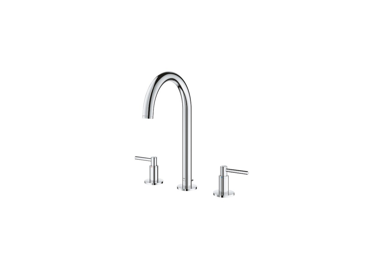 Atrio mélangeur 3 trous 1/2″ lavabo taille l Chromé - 20649000 - Grohe