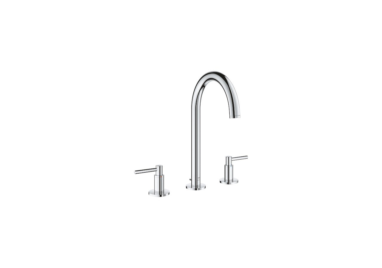 Atrio mélangeur 3 trous 1/2″ lavabo taille l Chromé - 20649000 - Grohe