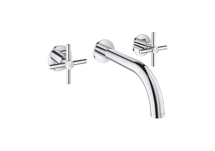 Atrio mélangeur 3 trous lavabotaille m Chromé - 20661000 - Grohe 2