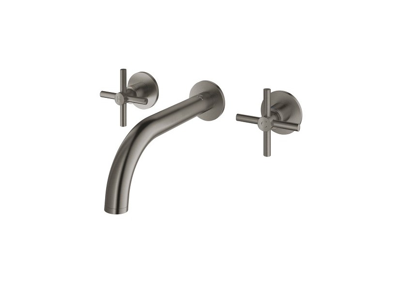 Atrio mélangeur 3 trous lavabotaille m Hard Graphite brossé - 20661AL0 - Grohe