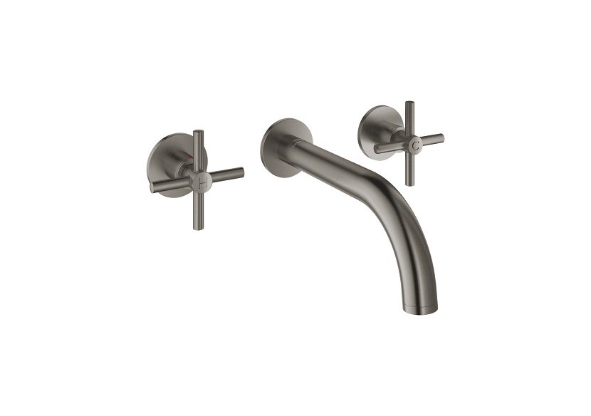 Atrio mélangeur 3 trous lavabotaille m Hard Graphite brossé - 20661AL0 - Grohe