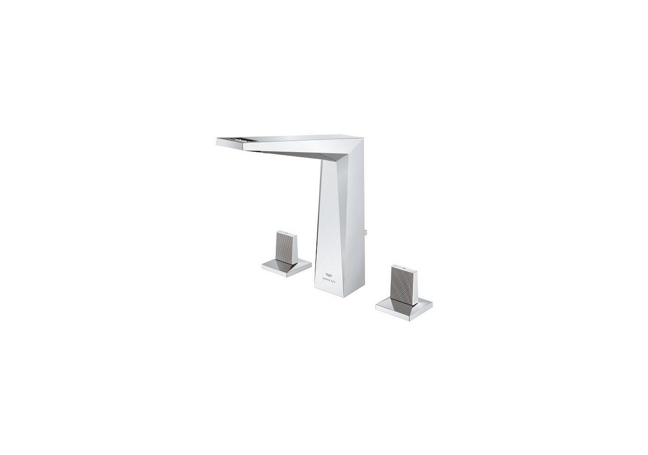Allure brillant collection privée mélangeur 3 trous 1/2″ lavabo taille l Chromé - 20667000 - Grohe