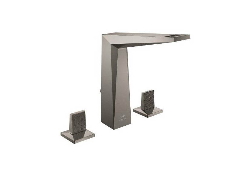 Allure brillant collection privée mélangeur 3 trous 1/2″ lavabo taille l Hard Graphite brossé - 20667AL0 - Grohe