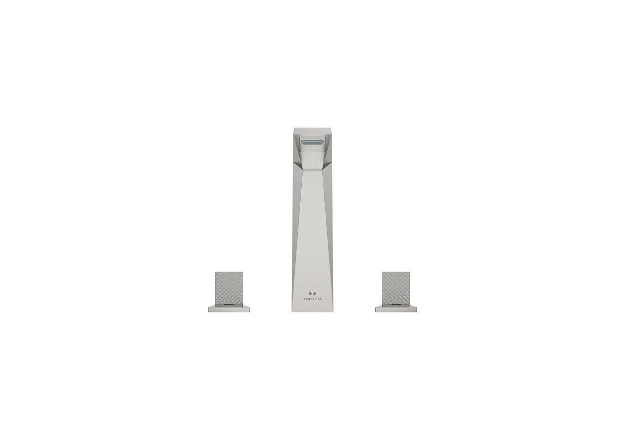 Allure brillant collection privée mélangeur 3 trous 1/2″ lavabo taille l Supersteel - 20667DC0 - Grohe