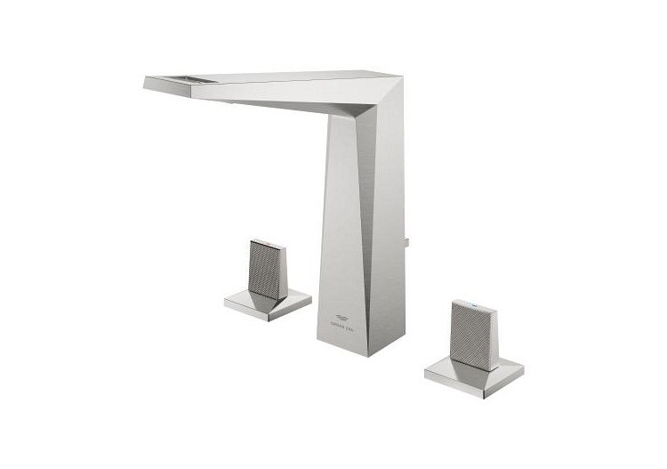 Allure brillant collection privée mélangeur 3 trous 1/2″ lavabo taille l Supersteel - 20667DC0 - Grohe 2