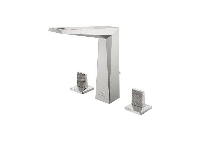 Allure brillant collection privée mélangeur 3 trous 1/2″ lavabo taille l Supersteel - 20667DC0 - Grohe