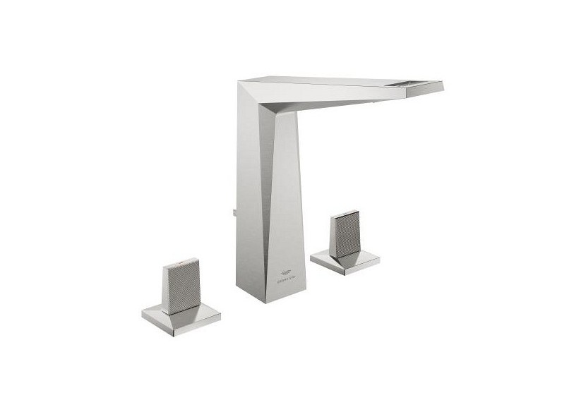 Allure brillant collection privée mélangeur 3 trous 1/2″ lavabo taille l Supersteel - 20667DC0 - Grohe