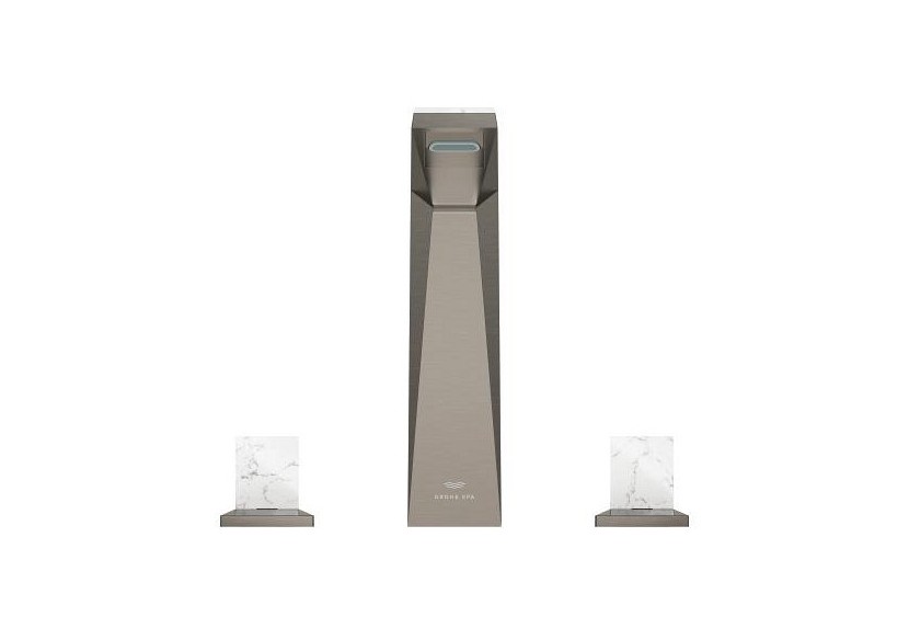 Allure brillant collection privée mélangeur 3 trous 1/2″ lavabo taille l Hard Graphite brossé - 20668AL0 - Grohe