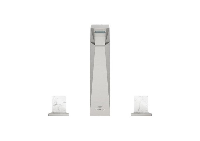 Allure brillant collection privée mélangeur 3 trous 1/2″ lavabo taille l Supersteel - 20668DC0 - Grohe