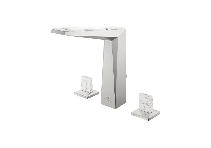 Allure brillant collection privée mélangeur 3 trous 1/2″ lavabo taille l Supersteel - 20668DC0 - Grohe