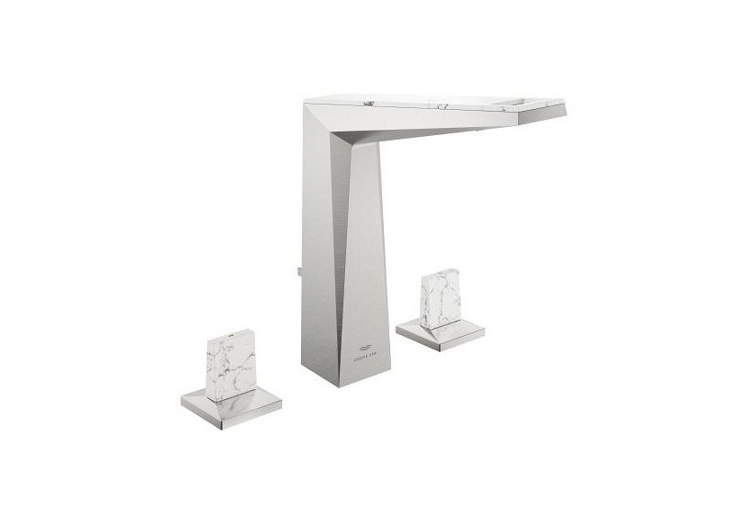 Allure brillant collection privée mélangeur 3 trous 1/2″ lavabo taille l Supersteel - 20668DC0 - Grohe